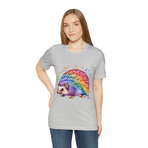 Rainbow Hedgehog - Short Sleeve Tee